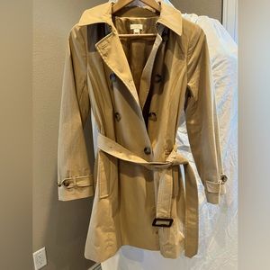 JCrew light weight lined trench coat